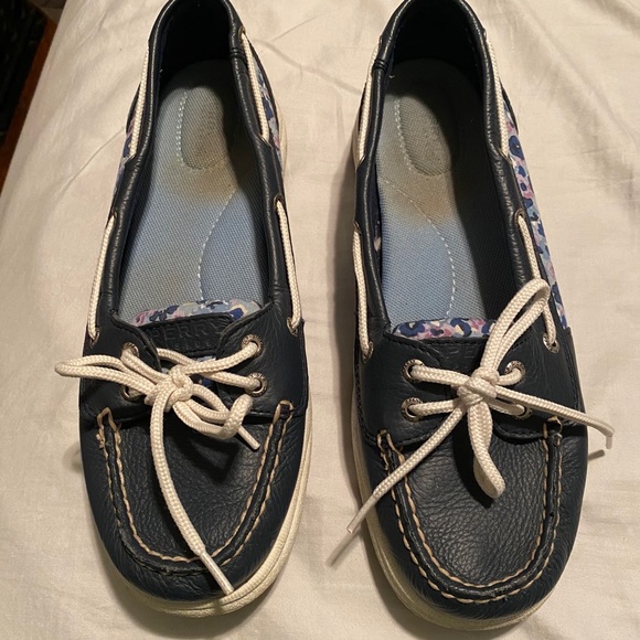 navy floral sperrys - Picture 2 of 3